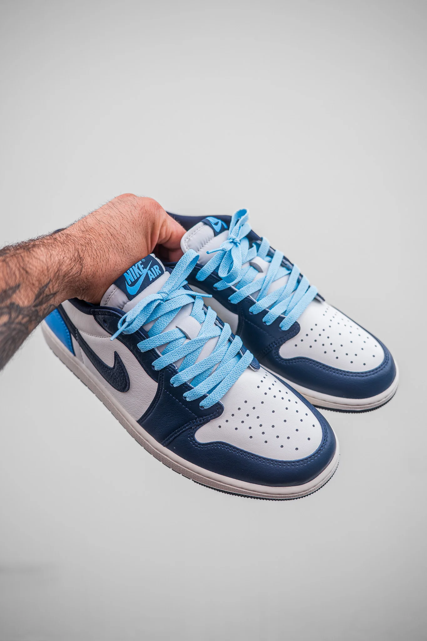Carolina Blue Jordan 1 Replacement Shoelaces - Image 4