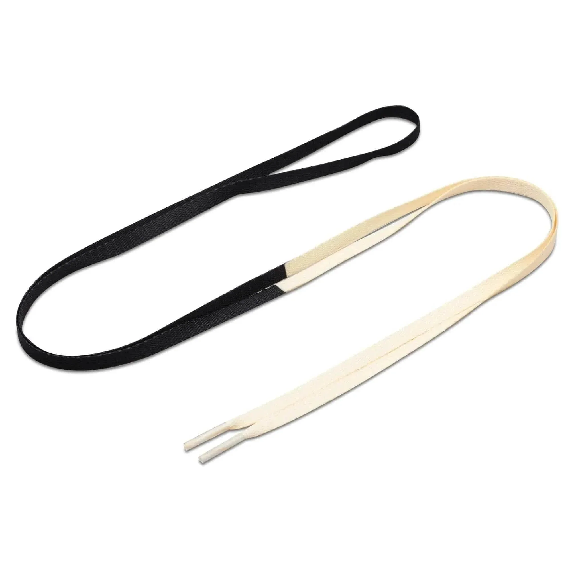 Cream/Black Union Jordan 1 Replacement Shoelaces - Image 3