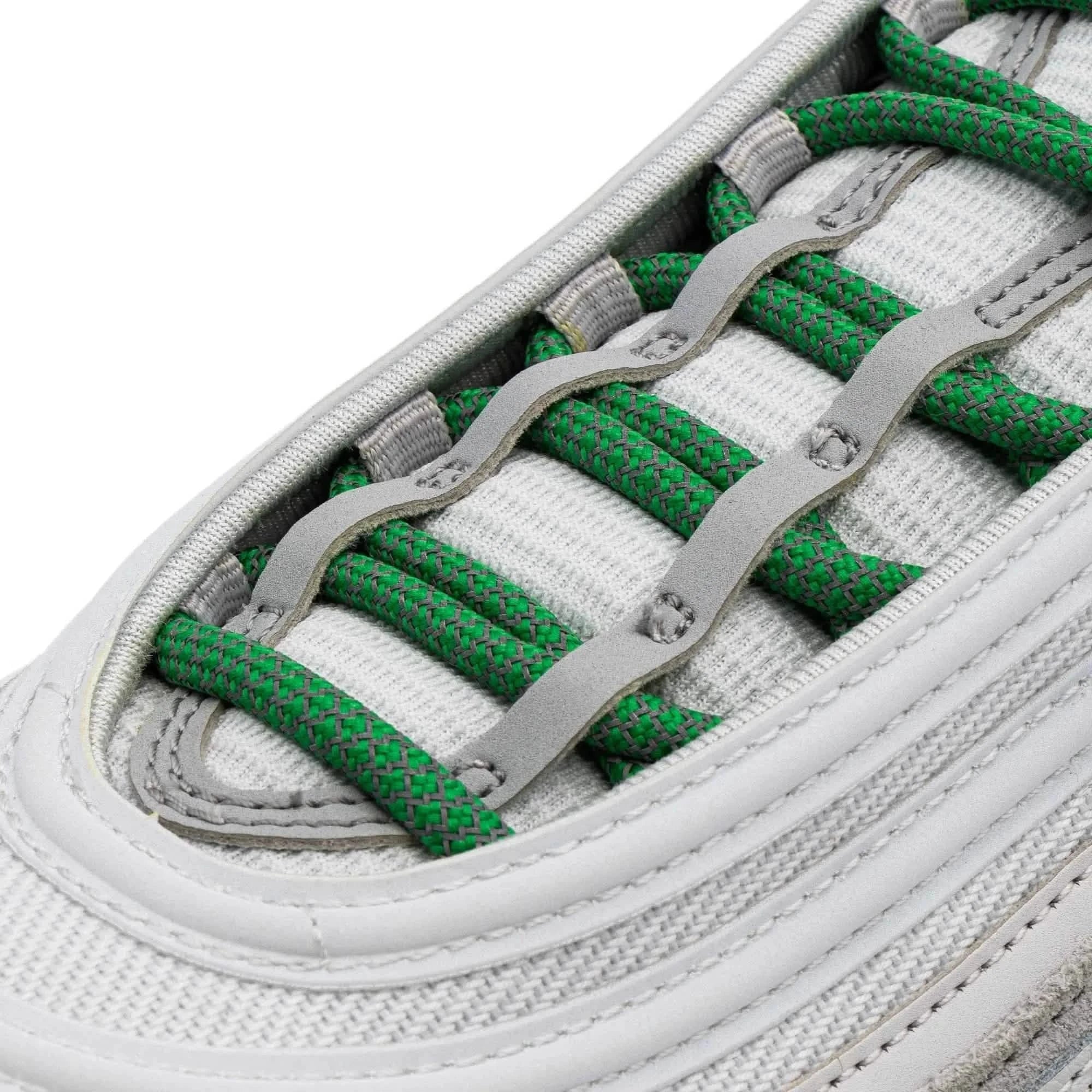 Green 3M Reflective Rope Laces - Image 2