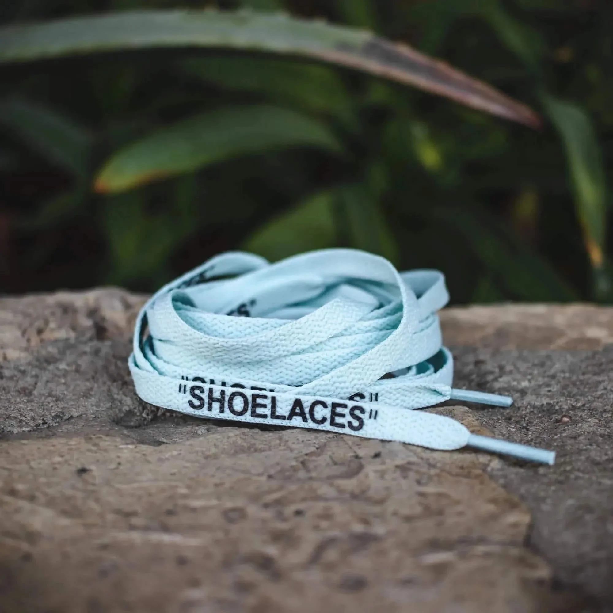Light Blue Off-White Style "SHOELACES" - Image 3
