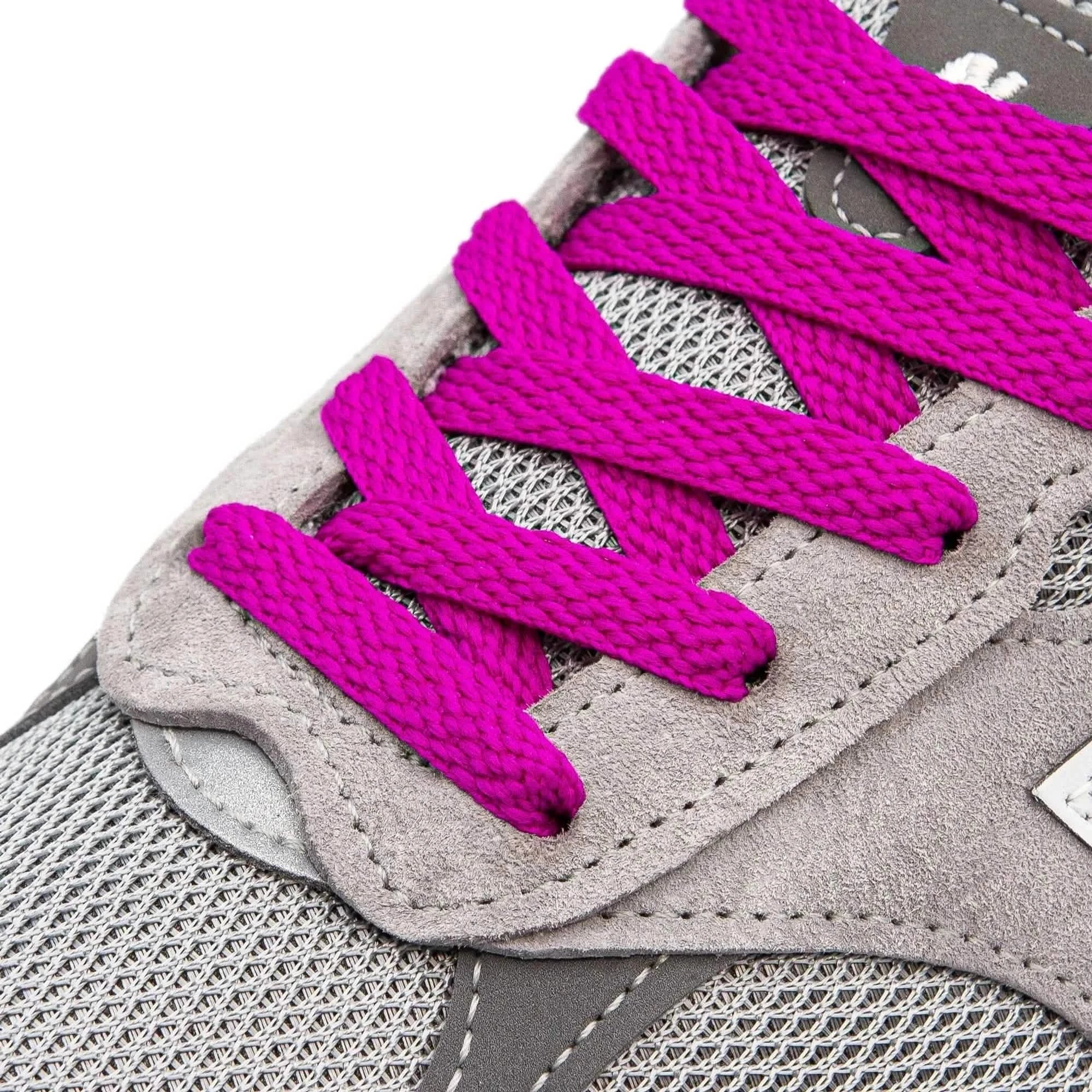 Paradise Purple Flat Shoe Laces - Image 2