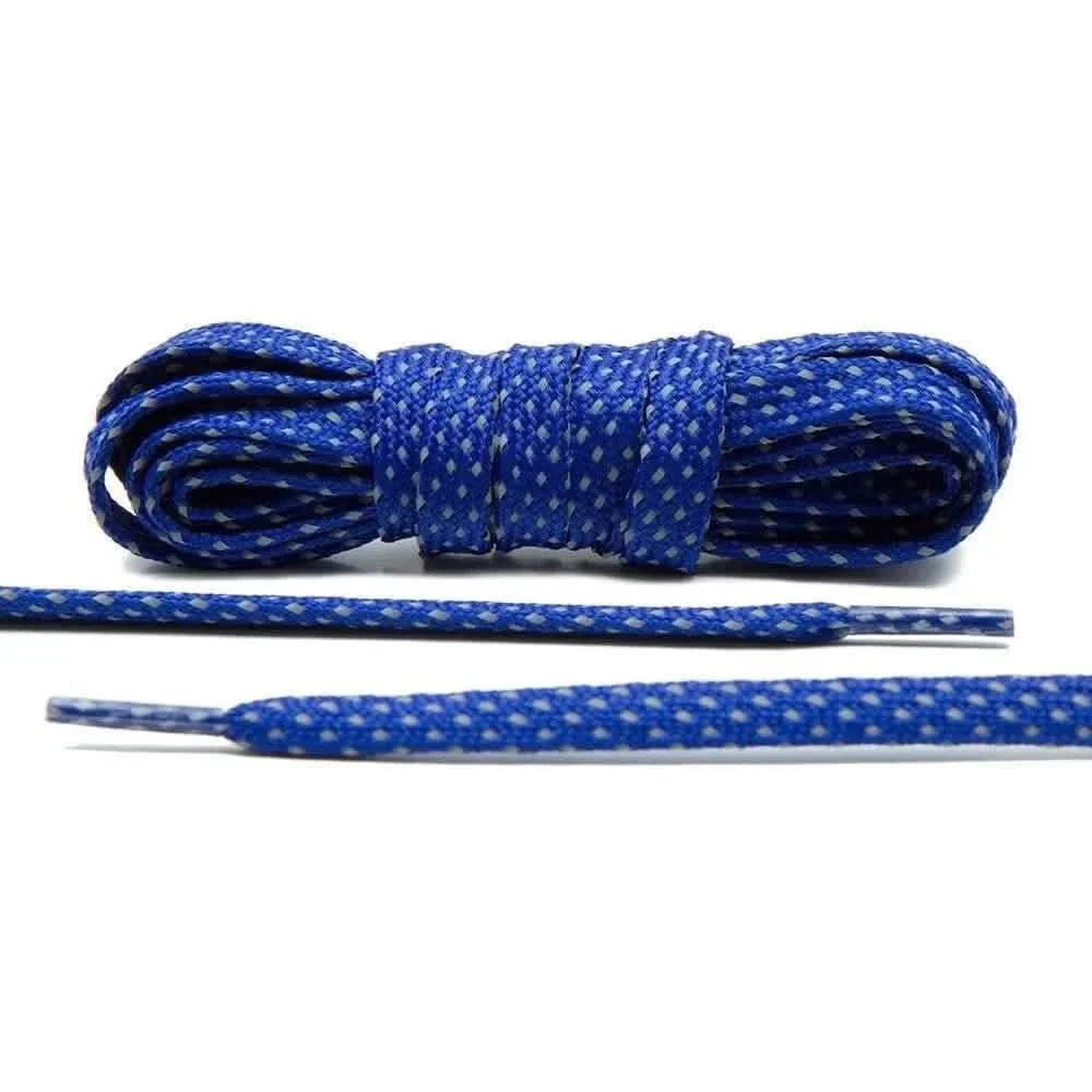 Sapphire - Reflective Flat Laces 2.0